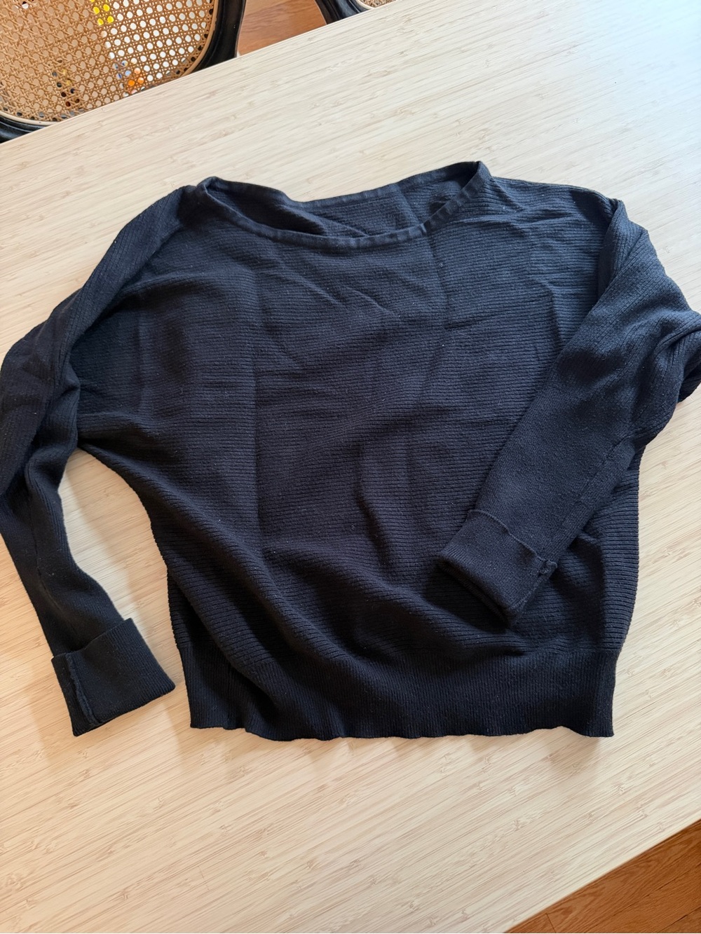 Black Women's Boatneck Sweater